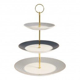 3-Tier Dessert Stand Madame de Récamier - Gray