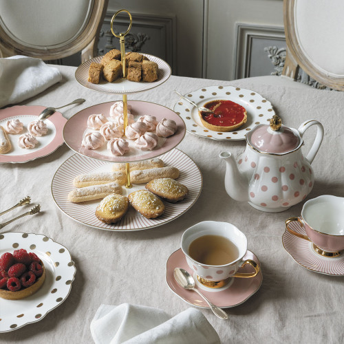 Soporte de dulces de 3 pisos Madame de Récamier - Gris