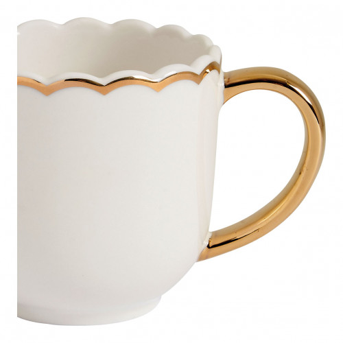 Marguerite Coffee Cup - White Marguerite Coffee Cup - White