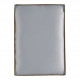 Plateau rectangulaire tapissier pour décor parfumé - Gris