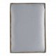 Plateau rectangulaire tapissier pour décor parfumé - Gris