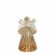 Golden luminous angel - Small model - H. 15 cm