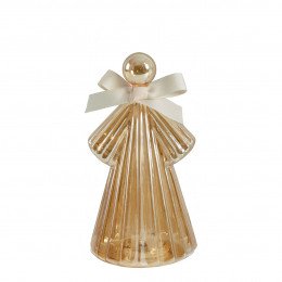 Ange lumineux doré - Moyen modèle - H. 20 cm