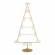 Árvore de Natal decorativa em metal dourado