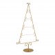 Sapin décoratif en métal doré