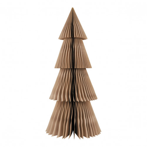 Large decorative beige Christmas tree - H.90 cm