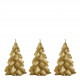 Set di 3 candele decorative Abete