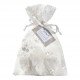 Saquinho com 3 decorações perfumadas Laço - Véu de Linho