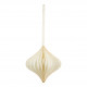 Foldable Christmas Paper Decoration - Large Size - White