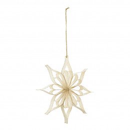 Foldable Paper Flower Decoration - White
