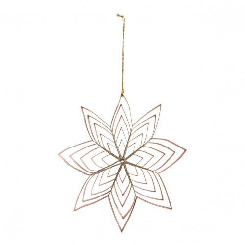 Décoration Fleur en papier pliable - Rose