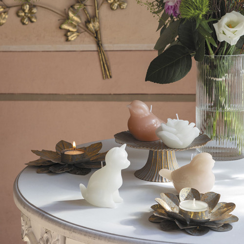 Vela decorativa perfumada Pájaro rosa - Jazmín y pachulí