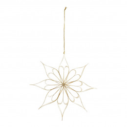 Décoration Fleur en papier pliable - Blanc