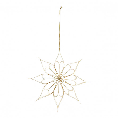 Foldable Paper Flower Decoration - White