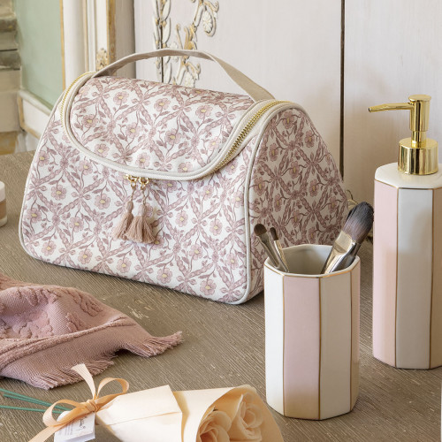 Dispenser sapone Madame de Récamier in ceramica - Rosa