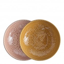 Conjunto de 2 pratos fundos Bella Terra