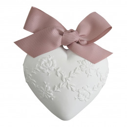 Decoración perfumada Corazón bordado - Fleur de Thé