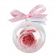 Bola de sabonete Rosa perfumada rosa e branca - Perfume Rosa