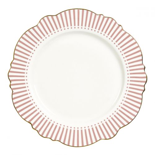 Dinner plate Madame Récamier - Pink