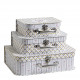 Set of 3 Petite Reine suitcases
