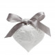 Enfeite Perfumado Coração Anjo - Pó de Arroz