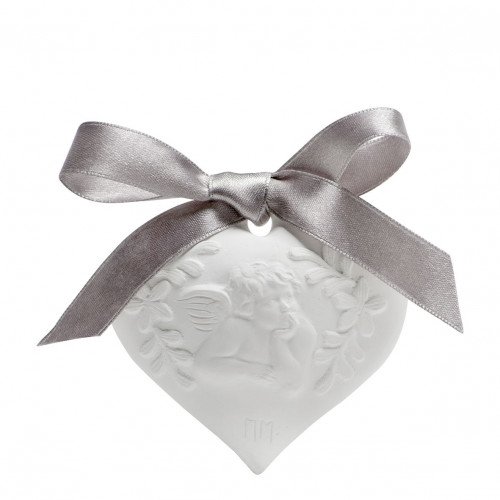 Décor parfumé Cœur  Ange - Poudre de Riz