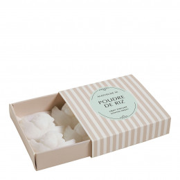 Scatola di 4 decori fondenti in cera profumata Angelo - Poudre de Riz