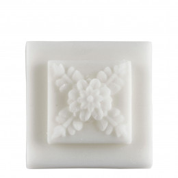 Boîte de 4 décors fondants en cire parfumée Azulejo - Fleur de Mandarine