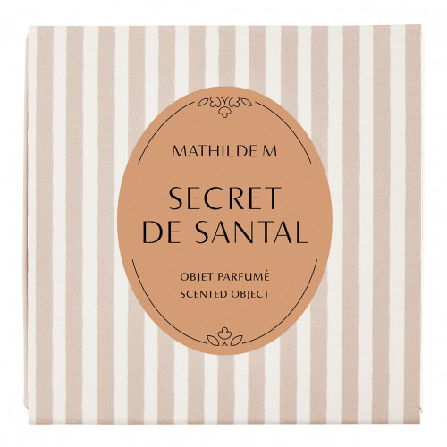 Caja de 4 decoraciones de cera perfumada derretible Arabesque - Secret de Santal