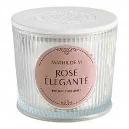 Bougie parfumée Les Intemporelles 400 g - Rose Élégante