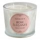 Bougie parfumée Les Intemporelles 400 g - Rose Élégante