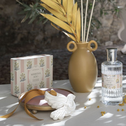 Décor parfumé Colombe et concentré de parfum 4 ml Soleil de Provence - Mimosa Joli