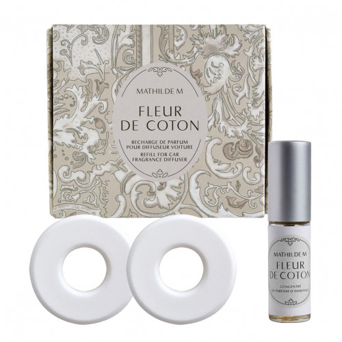 Ricarica profumo per diffusore auto Escapades Parfumées - Fleur de Coton