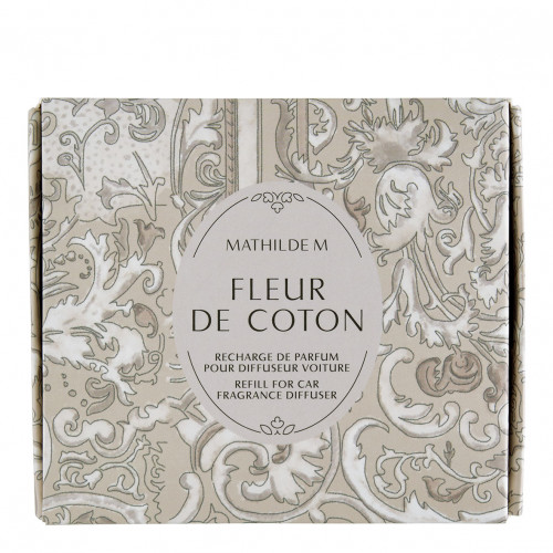 Recarga de perfume para difusor de coche Escapadas Perfumadas - Fleur de Coton