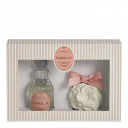 Estuche difusor de perfume 90 ml y adorno perfumado Les Intemporelles - Marquise
