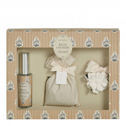 Coffret Soleil de Provence perfume para roupa 30 ml e saqueta perfumada - Belle Lavande