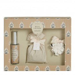 Coffret Soleil de Provence perfume para roupa 30 ml e saqueta perfumada - Belle Lavande