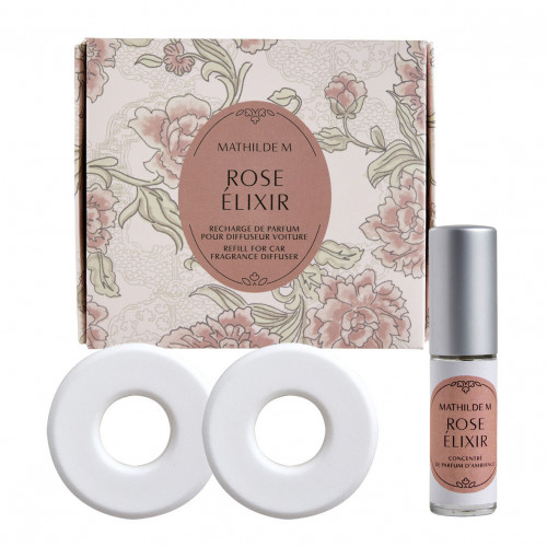 Recarga de perfume para difusor de coche Escapades parfumées - Rose Élixir