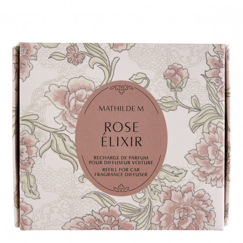 Ricarica di profumo per diffusore auto Escapades parfumées - Rose Élixir