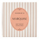 Boîte de 4 décors fondants en cire parfumée Cœur Arabesque - Marquise