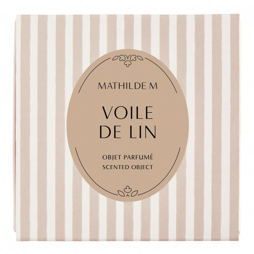 Caja de 4 decoraciones fundentes de cera perfumada Nudo - Voile de Lin