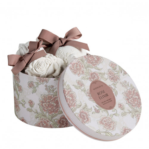 Cofanetto di 5 decorazioni profumate - Rose Élixir