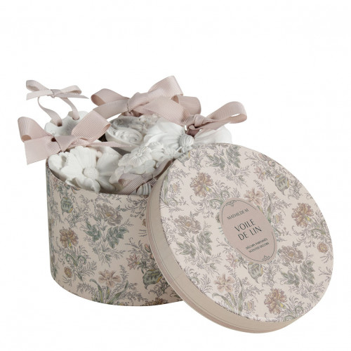 Set of 5 scented decorations - Voile de Lin