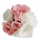 Bouquet of white and pink scented soap roses - Rose fragrance
