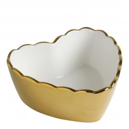 Taça coração Marguerite - Dourado