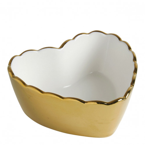 Taça coração Marguerite - Dourado