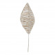 Ramo de 3 decorações vegetais secas - Branco cintilante