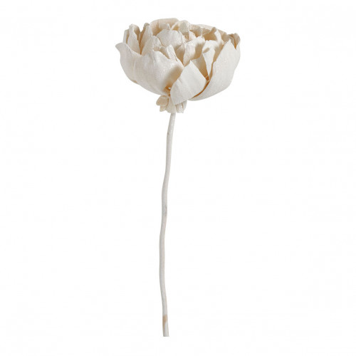 Bouquet di 3 decorazioni vegetali essiccate - Bianco glitterato