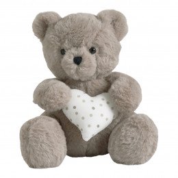 Peluche Ursinho Coração castanho