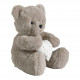 Peluche Ursinho Coração castanho